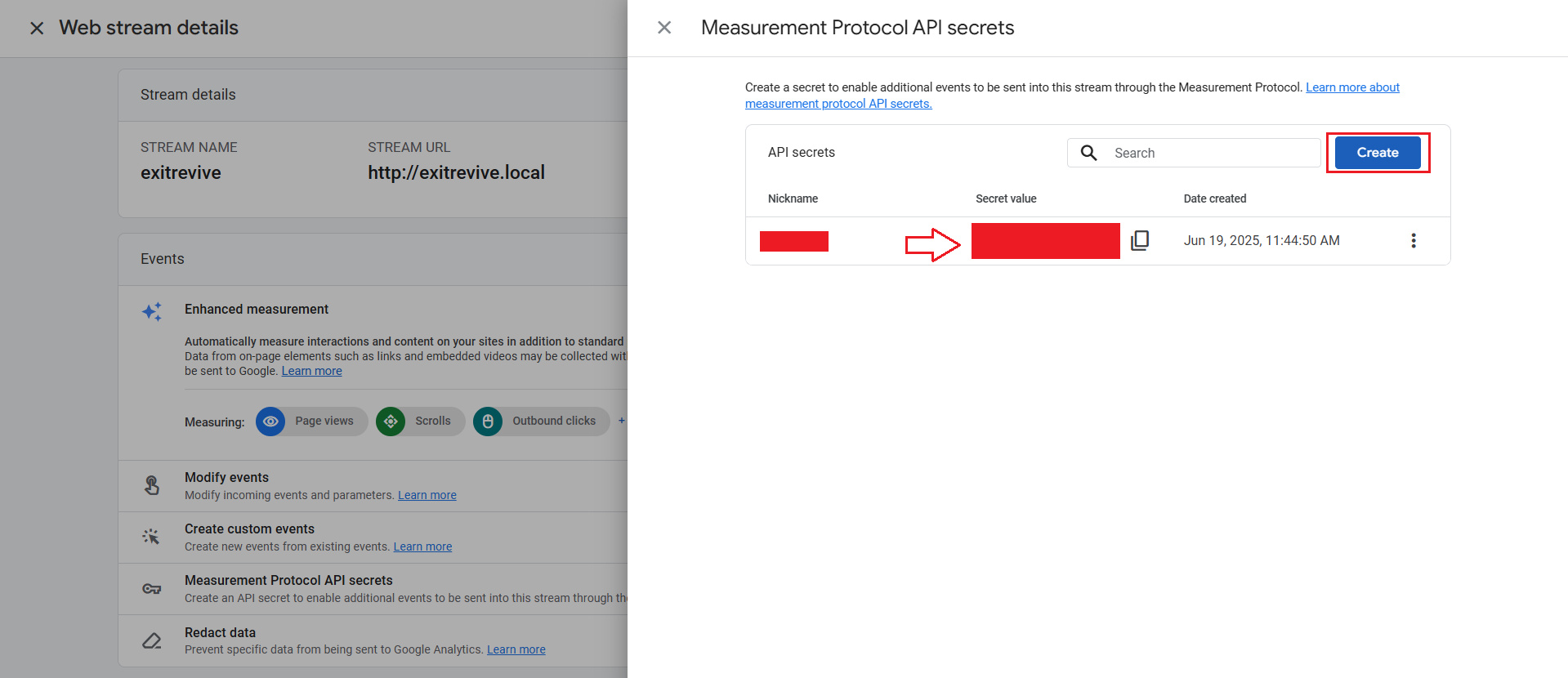 Create a Google Analytics Account (if you don’t have one) and a Property: